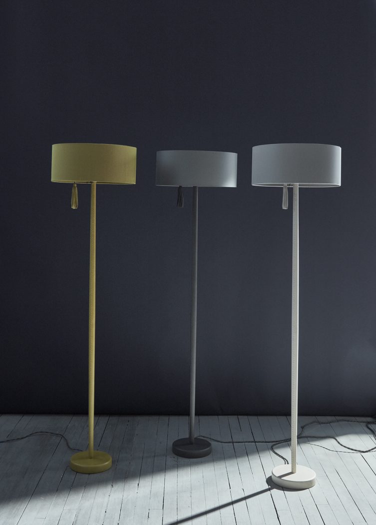 Ochre standing lamp cheap