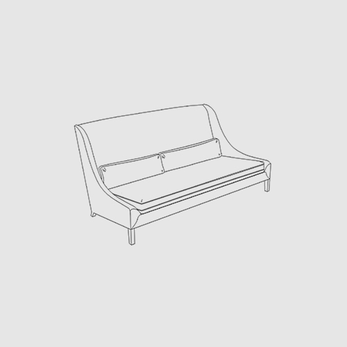 Кресло Ochre Snooze, 50 см, табурет